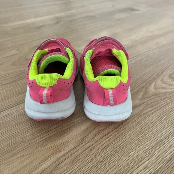 Under Armour Assert 10 AC Running Shoes Toddler Girls Size 11K Pink Lime - Picture 3 of 11